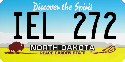 ND license plate IEL272