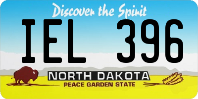 ND license plate IEL396