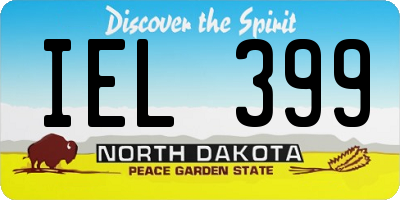 ND license plate IEL399