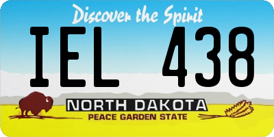 ND license plate IEL438