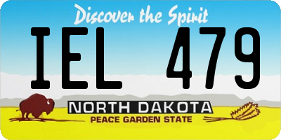 ND license plate IEL479