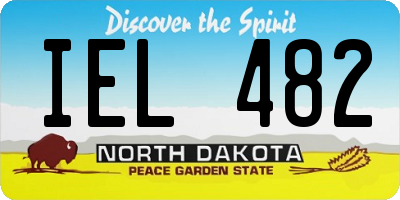 ND license plate IEL482
