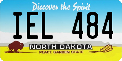 ND license plate IEL484