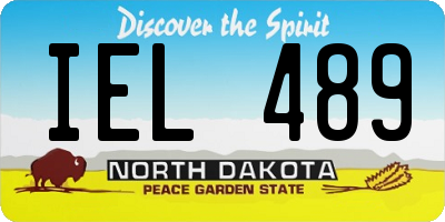 ND license plate IEL489
