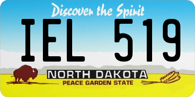 ND license plate IEL519