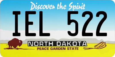 ND license plate IEL522