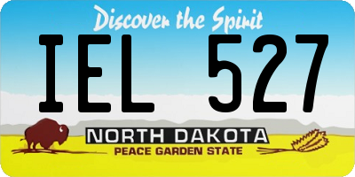 ND license plate IEL527