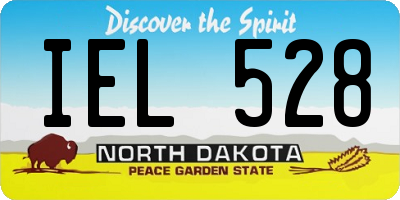 ND license plate IEL528