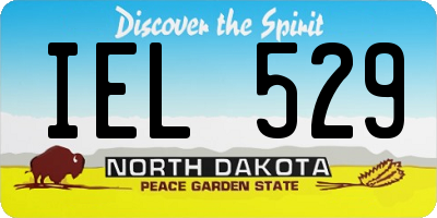 ND license plate IEL529
