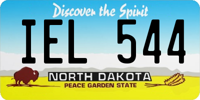 ND license plate IEL544
