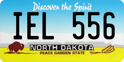 ND license plate IEL556