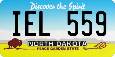 ND license plate IEL559