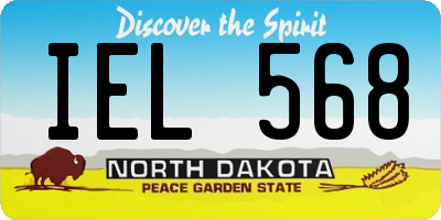 ND license plate IEL568