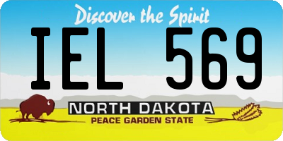ND license plate IEL569