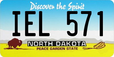 ND license plate IEL571