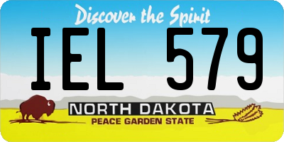 ND license plate IEL579