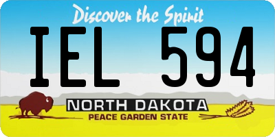 ND license plate IEL594