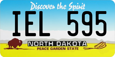 ND license plate IEL595