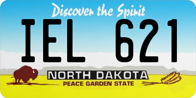 ND license plate IEL621