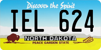 ND license plate IEL624