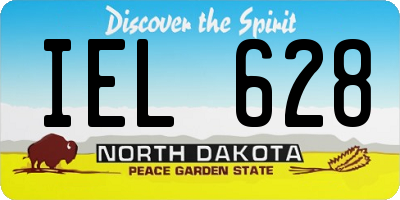 ND license plate IEL628