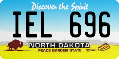 ND license plate IEL696