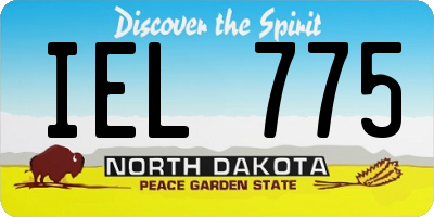 ND license plate IEL775