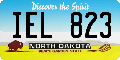ND license plate IEL823