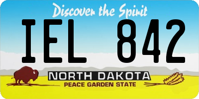 ND license plate IEL842