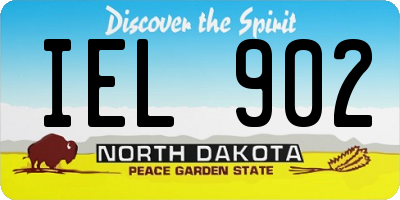 ND license plate IEL902