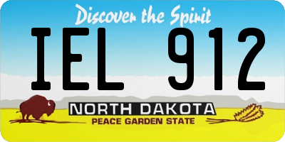 ND license plate IEL912