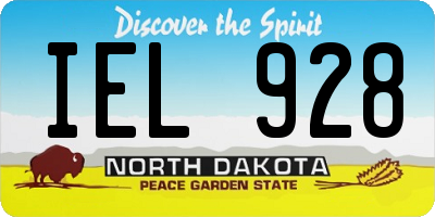 ND license plate IEL928