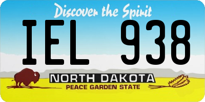 ND license plate IEL938