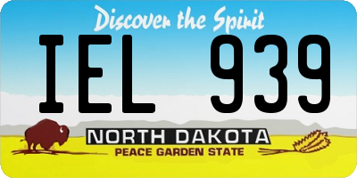 ND license plate IEL939