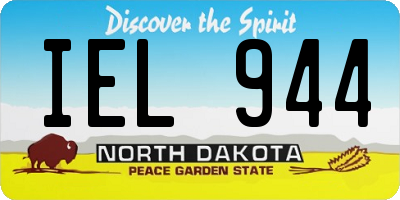 ND license plate IEL944