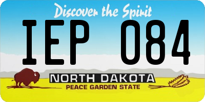 ND license plate IEP084