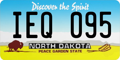 ND license plate IEQ095