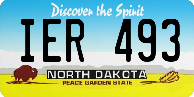 ND license plate IER493