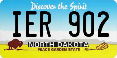 ND license plate IER902