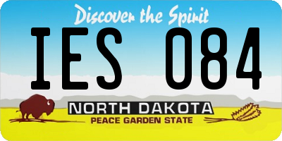 ND license plate IES084