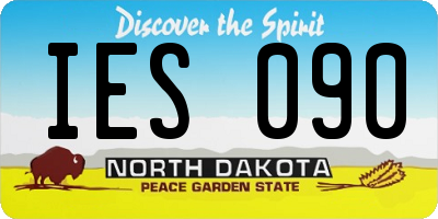 ND license plate IES090