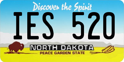 ND license plate IES520