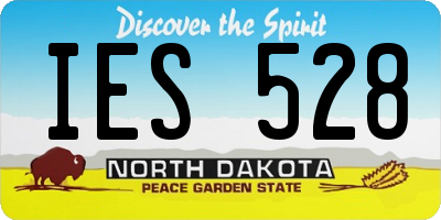 ND license plate IES528