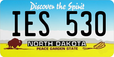 ND license plate IES530