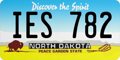 ND license plate IES782