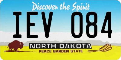 ND license plate IEV084