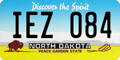 ND license plate IEZ084