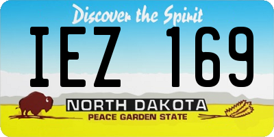 ND license plate IEZ169