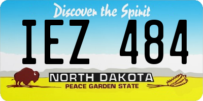 ND license plate IEZ484