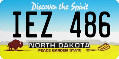 ND license plate IEZ486